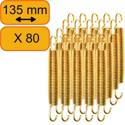 80x Ressort Trampoline 135mm (13.5cm)