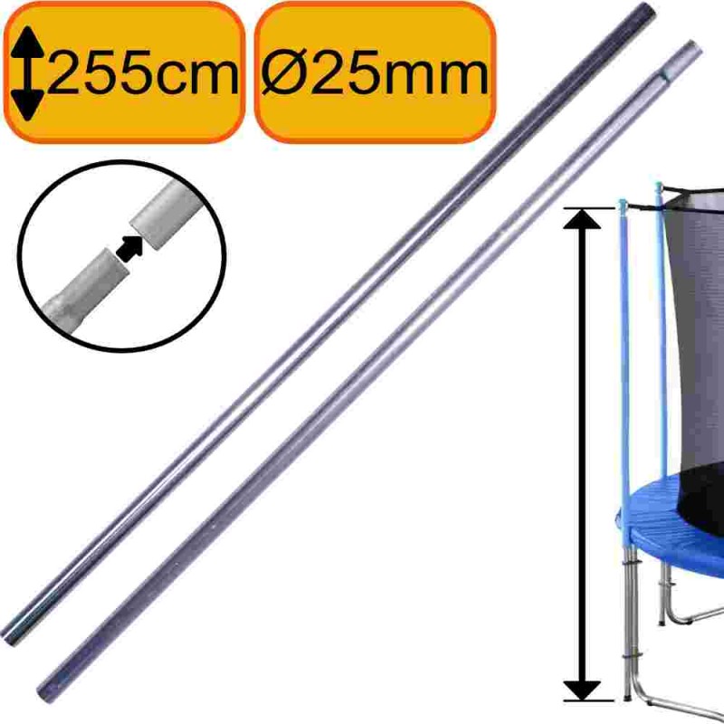 Montant Trampoline 255CM (Pour Appui Sol)