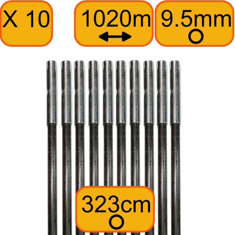 Anneau Diamètre 323cm En Fibre De Verre 9.5mm Pour Trampoline