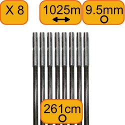 Anneau Diamètre 261cm En Fibre De Verre 9.5mm Pour Trampoline