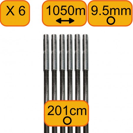 Anneau Diamètre 201cm En Fibre De Verre 9.5mm Pour Trampoline