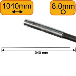 Tiges En Fibre De Verre Diamètre 8mm Longeur 1040mm Pour Trampoline