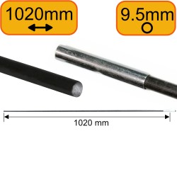 Tiges En Fibre De Verre Diamètre 9.5mm Longeur 1020mm Pour Trampoline