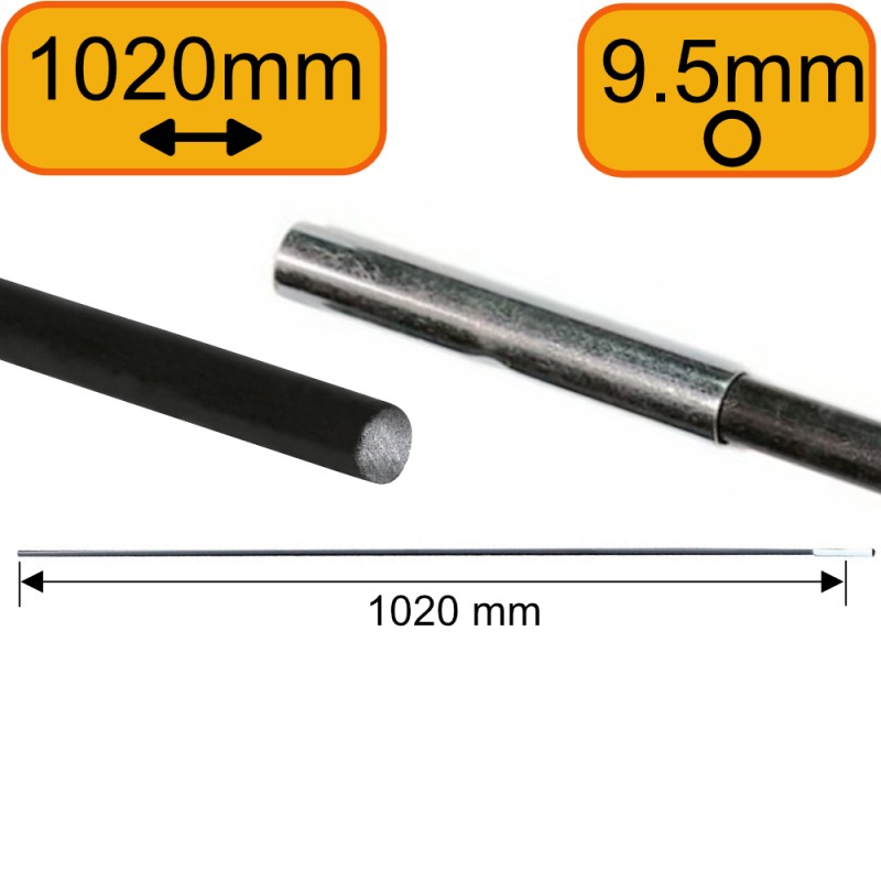 Tiges En Fibre De Verre Diamètre 9.5mm Longeur 1020mm Pour Trampoline