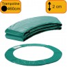 Coussin Vert pour Trampoline 460cm Rond Coussin Vert pour Trampoline 460cm Rond