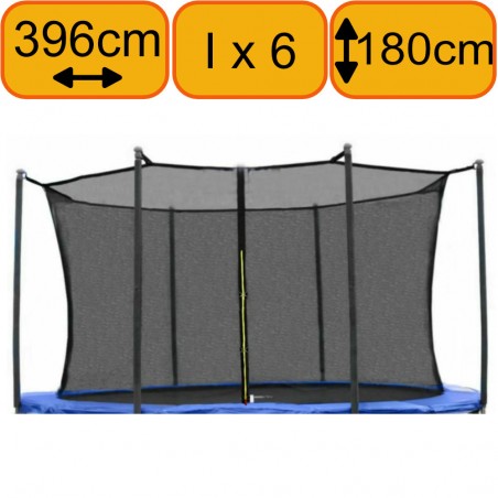 Filet Sangle Trampoline 400cm - 6 Barres - hauteur 180 cm