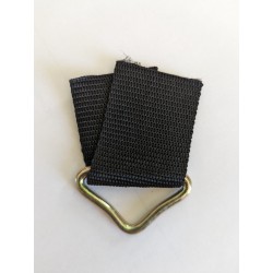 Triangle attache ressort avec sangle x1 pour toile de trampoline