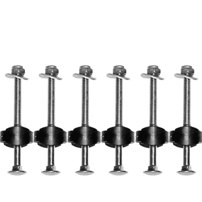 Lot 6 KIT Vis 75mm Pour Trampoline Montant 25mm et Pied 38mm