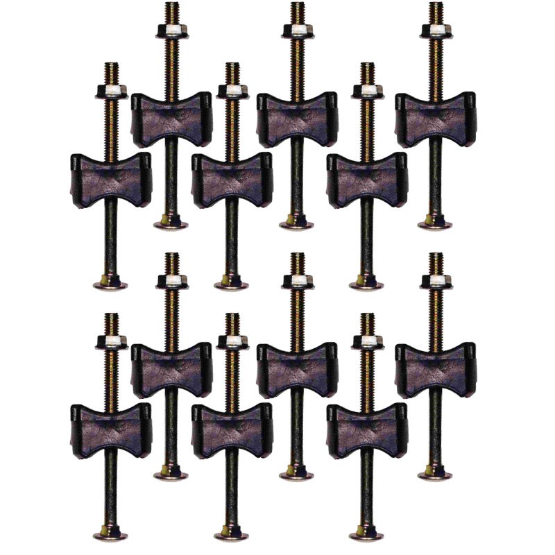 Lot 12x KIT Vis 90mm Pour Trampoline Montant 25mm et Pied 38mm à 42mm