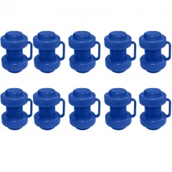 Lot x 10 - Embout pour Montant Filet Trampoline avec Sangle