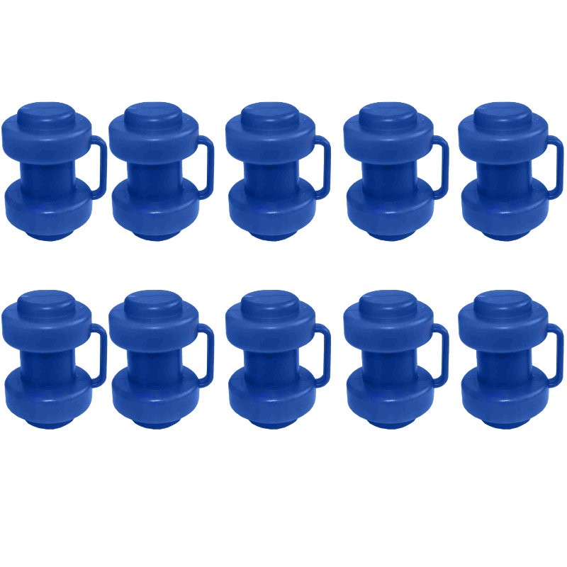 Lot x 10 - Embout pour Montant Filet Trampoline avec Sangle